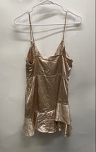 Load image into Gallery viewer, Forever 21 Womens Champagne Sleeveless Side Zip Mini Dress Size Small
