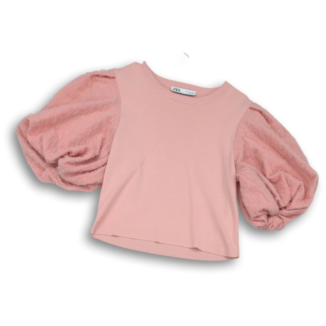 Zara Womens Pink Blouse Size L