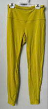 Load image into Gallery viewer, Lululemon Womens Yellow High-Waist Activewear Compression Leggings Size 6
