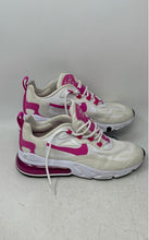 Load image into Gallery viewer, Nike Womens Air Max 270 React CJ0619-100 Pink White Sneaker Shoes Size 7.5
