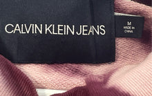 Load image into Gallery viewer, Calvin Klein Womens Maroon Tie Dye Printed Mock Neck Pullover Sweatshirt Size M
