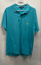 Load image into Gallery viewer, U.S. Polo Assn. Mens Blue Cotton Short Sleeve Golf Polo Shirt Size X-Large
