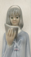 Load image into Gallery viewer, Girl Reading With A Book Porcelain Figurine Produced By Tengra Collectible
