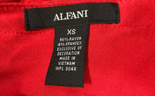 Load image into Gallery viewer, Alfani Womens Red Short Sleeve Round Neck Stretch Pullover T-Shirt Size XS
