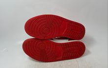 Load image into Gallery viewer, Nike Womens Air Jordan 1 Mid BQ6472-116 Red White Lace-Up Sneakers Shoes Size 11
