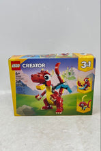 Load image into Gallery viewer, Lego #31145 Creator 3-In-1 Red Dragon 149 Pcs Complete Set w/ Box Factory Sealed
