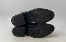 Load image into Gallery viewer, Zara Womens 2153 Black Leather Round Toe Block Ankle Chelsea Boots Size 38
