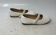 Load image into Gallery viewer, Hehainom Kids White Leather Round Toe Slip-On Flat Mary Jane Shoes Size 12
