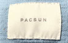 Load image into Gallery viewer, PacSun Mens Blue Cotton Short Sleeve Collared Button-Up Shirt Size Medium
