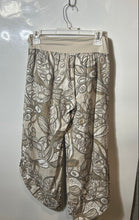 Load image into Gallery viewer, Puro Lino Womens Beige Brown Print Pull-On Harem Pants Size Small With Tag
