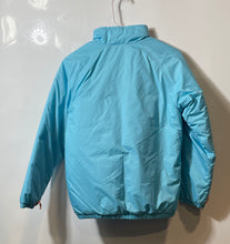 Load image into Gallery viewer, The North Face Girls Turquoise Long Sleeve Full-Zip Puffer Jacket Size 14/16
