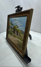 Load image into Gallery viewer, Two Village Huts By Ede Muvias Framed Wall Art Tropical Canvas Oil Painting
