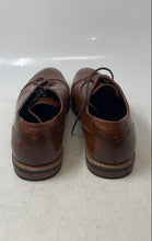 Load image into Gallery viewer, Nunn Bush Mens Centro Flex Brown Leather Cap Toe Oxford Dress Shoes Size 10.5W

