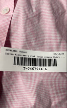 Load image into Gallery viewer, Calvin Klein Mens Pink Cotton Long Sleeve Non-Iron Button-Up Shirt Size M
