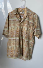 Load image into Gallery viewer, Pierre Cardin Mens Multicolor Abstract Cotton Hawaiian Button-Up Shirt Size M
