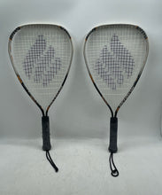 Load image into Gallery viewer, Pair Of Ektelon Play With Fire Destroyer Racquetball Rackets With Case
