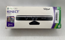 Load image into Gallery viewer, Microsoft Xbox 360 Black Voice Control Camera Kinect Motion Sensor W/ Two Games
