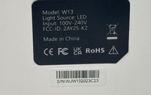 Load image into Gallery viewer, Cibest Model W13 White LED Home Theater VGA HDMI USB Video Projector Not Tested
