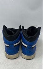 Load image into Gallery viewer, Nike Mens Air Jordan 1 Retro High Blue White And Black Sneaker Shoes Size 12
