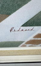 Load image into Gallery viewer, Tropical Coastal Beach Scene Signed Redmond Framed Oil On Canvas Painting
