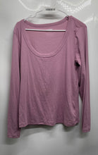 Load image into Gallery viewer, Old Navy Womens Snug Purple Scoop Neck Long Sleeve Pullover T-Shirt Size XL

