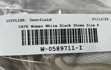 Load image into Gallery viewer, D.A.T.E. Womens Fuga Dragon White Black Lace-Up Low Top Sneakers Shoes Size 8

