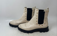 Load image into Gallery viewer, Michael Kors Womens Ridley Beige Black Studded Chelsea Boots Size 9.5M
