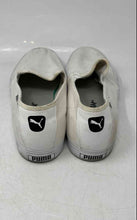 Load image into Gallery viewer, Puma Mens Bari 369117-04 White Round Neck Low Top Slip-On Sneaker Shoes Size 9.5
