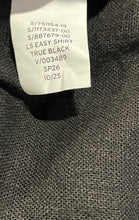 Load image into Gallery viewer, Gap Womens Black Spread Collar Long Sleeve The Easy Button-Up Shirt Size Medium
