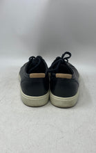 Load image into Gallery viewer, Ecco Mens Black Leather Low Top Round Toe Lace-Up Sneaker Shoes Size 10
