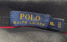 Load image into Gallery viewer, Polo Ralph Lauren Mens Black Red Striped Short Sleeve Polo Shirt Size XL
