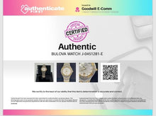 Load image into Gallery viewer, Authentic Bulova Women's Silver Tone/Gold Tone Watch.
