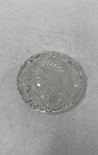Load image into Gallery viewer, Vintage Bohemia Ashtray Clear Crystal Cut Glass Tobacciana Ashtray Collectible
