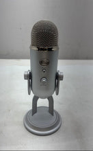 Load image into Gallery viewer, Blue Yeti Silver-Tone Multi Pattern Studio Desktop USB Microphone Not Tested
