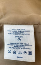 Load image into Gallery viewer, Lands' End Mens Tan Wool Pockets Long Sleeve Collared Overcoat Size 40
