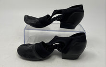 Load image into Gallery viewer, Capezio Womens Pedini Femme PP323 Black Leather Slip-On Jazz Dance Shoes Size 7M
