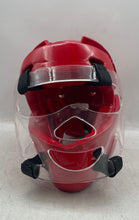 Load image into Gallery viewer, Thunder By Proforce 81424 Red Boxing MMA Sparring Face Shield Helmet Size Large
