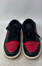 Load image into Gallery viewer, Nike Womens Air Jordan 1 Low Red Black Low Top Lace-Up Sneaker Shoes Size 6
