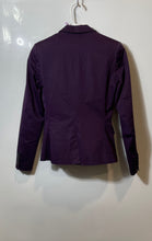 Load image into Gallery viewer, H&amp;M Womens Purple Long Sleeve Notch Lapel Collar Two-Button Blazer Size 2
