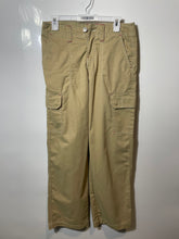 Load image into Gallery viewer, True Religion Womens Khaki Flat Front Pockets Straight Leg Cargo Pants Size 25
