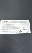 Load image into Gallery viewer, Bose Companion 3 Series II Black Multimedia Portable Speaker System Not Tested
