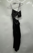Load image into Gallery viewer, Zara Womens Black Sleeveless Spaghetti Strap Cut Out Bodycon Dress Size XS
