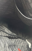 Load image into Gallery viewer, Steve Madden Womens Black Embossed Logo Drawstring Adjustable Strap Backpack
