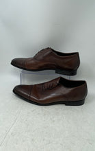 Load image into Gallery viewer, Aldo Mens Brown Leather Cap Toe Lace-Up Oxford Dress Shoes Size 10.5
