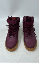 Load image into Gallery viewer, Nike Womens Air Force 1 High SE 860544-600 Burgundy Sneakers Shoes Size 8
