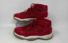 Load image into Gallery viewer, Nike Boys Air Jordan 11 378038-623 Red Lace-Up Mid Top Sneakers Shoes Size 4.5Y
