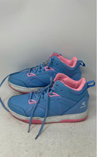 Load image into Gallery viewer, And1 Womens Blue Pink Leather Lace-Up High Top Sneaker Shoes Size 5
