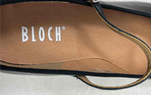 Load image into Gallery viewer, Bloch Womens Tap-On Black Leather Round Toe Block Heel Tap Dance Shoes Size 11.5
