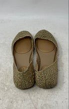 Load image into Gallery viewer, Melissa Womens Campana Papel VII Beige Glitter Casual Ballet Flats Size 7

