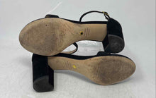 Load image into Gallery viewer, Stuart Weitzman Womens Nudistcurve 75 Black Open Toe Ankle Strap Sandals Size 5
